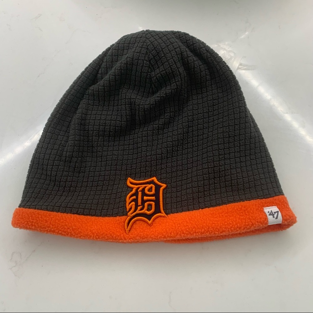 47 MLB Fleece Beanie Hat - Youth Detroit Tigers